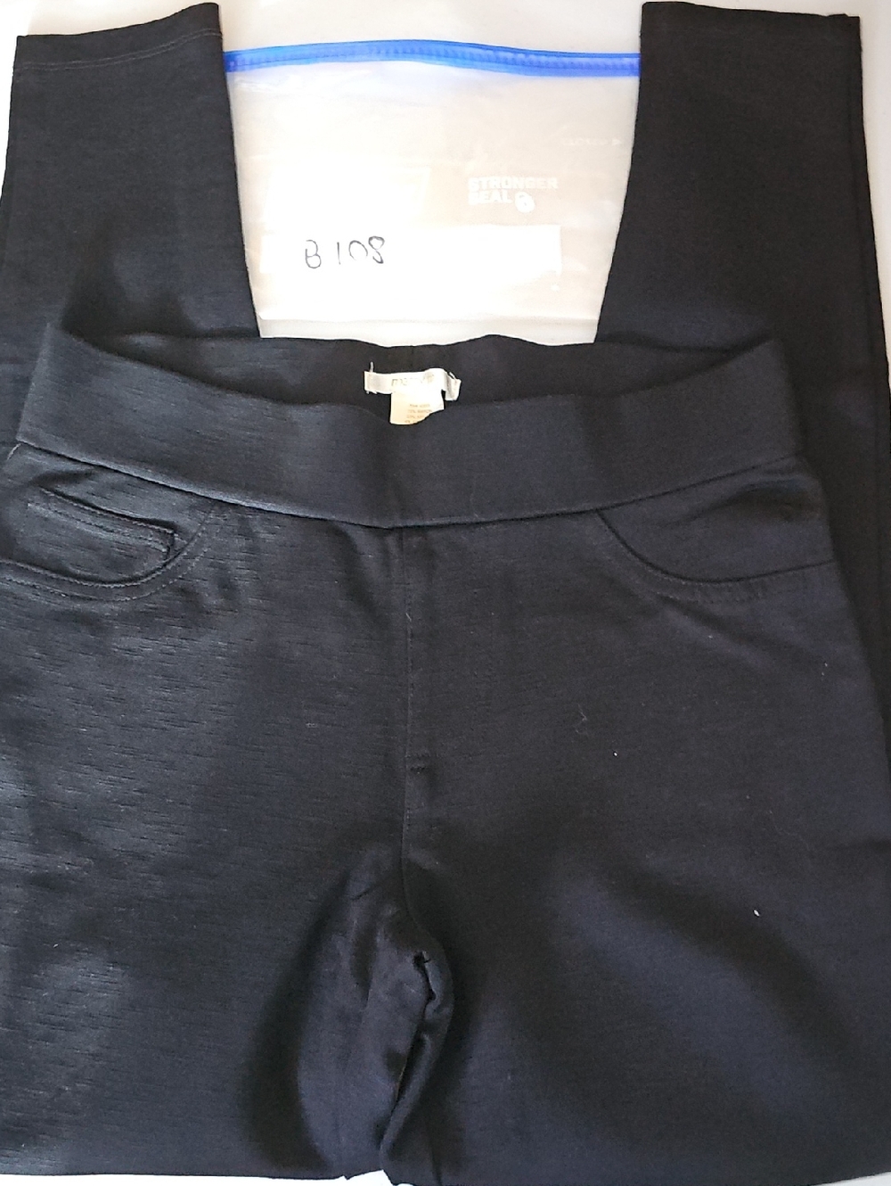 Matty M Black Stretch Ponte Leggings
